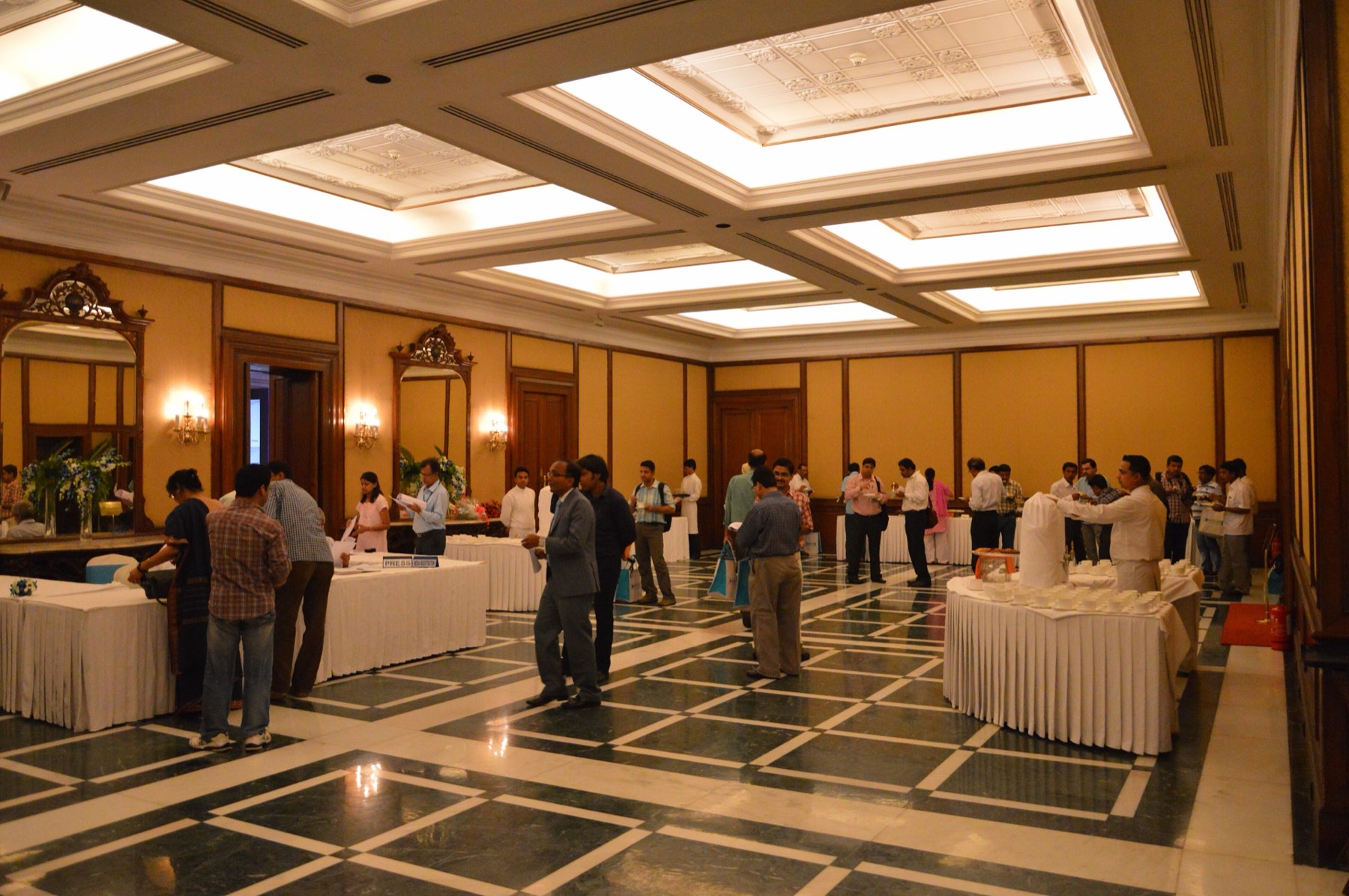 Hotel lobby interior