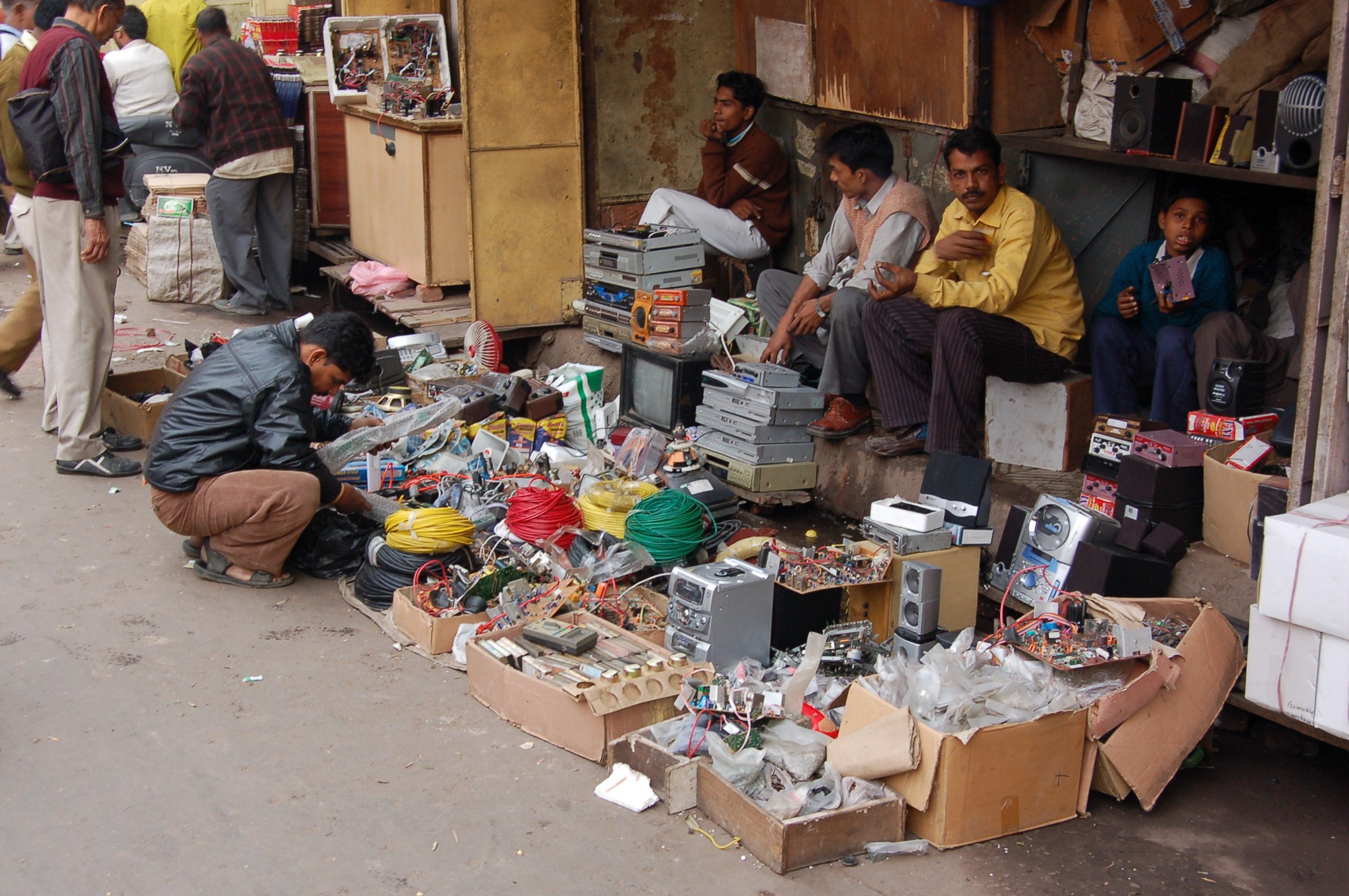 Street in Chandni Chowk, Old Delhi
